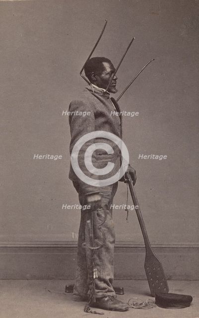 Wilson, Branded Slave from New Orleans, 1863. Creator: Charles Paxson.