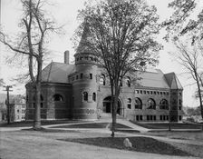Wilson Library, Dartmouth College, ca 1900. Creator: Unknown