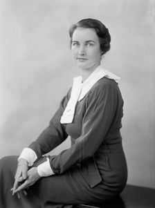 Wilson, Robert Whitelow, Mrs. - Portrait, 1933. Creator: Harris & Ewing