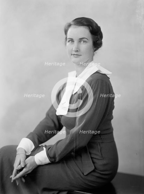 Wilson, Robert Whitelow, Mrs. - Portrait, 1933. Creator: Harris & Ewing.
