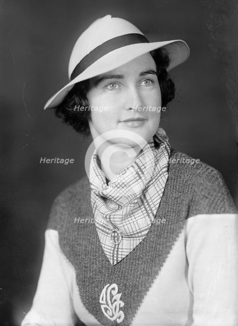 Wilson, Robert Whitelow, Mrs. - Portrait, 1933. Creator: Harris & Ewing.