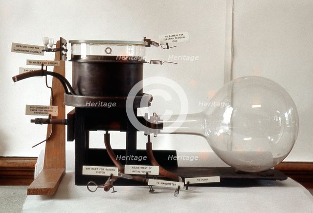 Wilson's cloud chamber, c1927. Creator: Charles Thomson Rees Wilson.