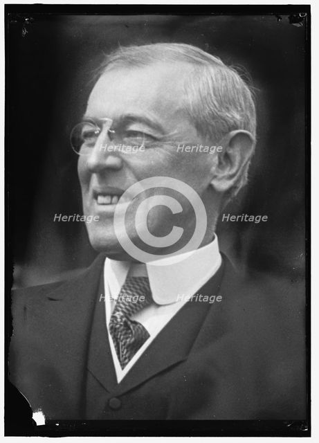 Wilson, Woodrow, between 1914 and 1918. Creator: Harris & Ewing.