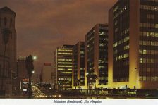 Wilshire Boulevard, Los Angeles, California, USA, 1970
