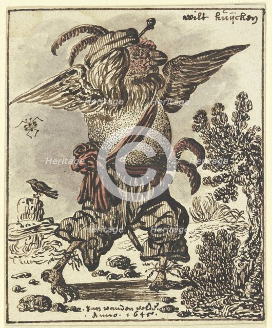 Wilt kuijken, 1645. Creator: Jan Jansz van de Velde.