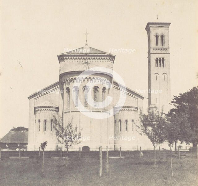 Wilton Church, East End and Bell Tower, 1850s. Creator: Unknown.