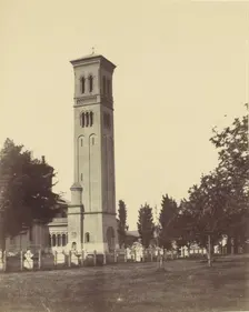 Wilton Church, East End and Bell Tower, 1850s. Creator: Unknown
