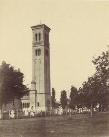 Wilton Church, East End and Bell Tower, 1850s. Creator: Unknown