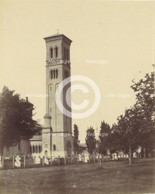 Wilton Church, East End and Bell Tower, 1850s. Creator: Unknown.