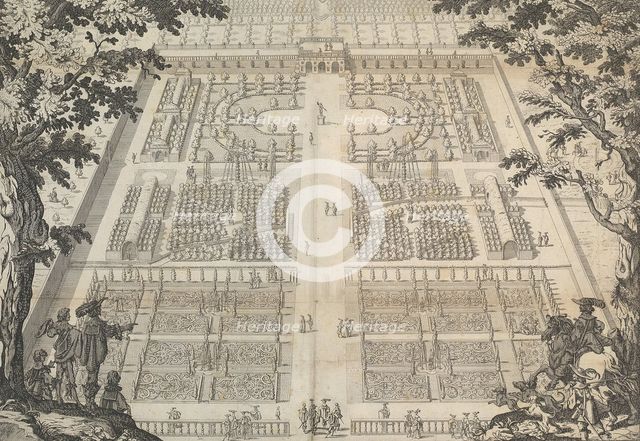 Wilton Garden, plate 1, ca. 1640. Creator: Isaac de Caus.