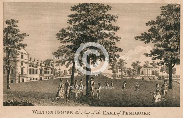'Wilton House the Seat of the Earl of Pembroke', 1779. Creator: Unknown.