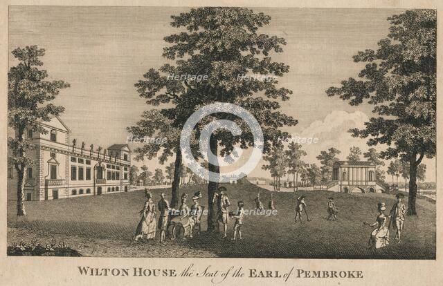 'Wilton House the Seat of the Earl of Pembroke', 1779. Creator: Unknown.
