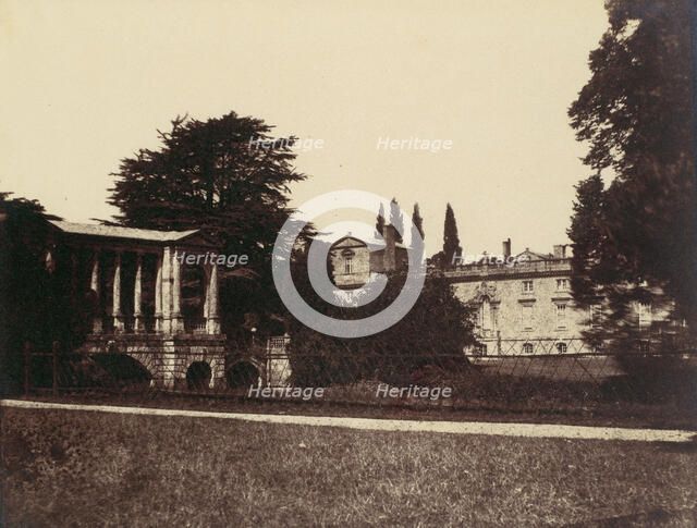 Wilton House with Palladian Bridge by Morris, 1850s. Creator: Unknown.