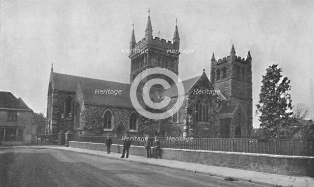'Wimborne Minster', c1910. Artist: Unknown.