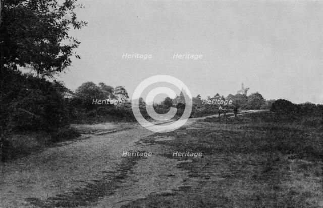 'Wimbledon Common and the Windmill', c1900, (1912). Artist: Unknown.