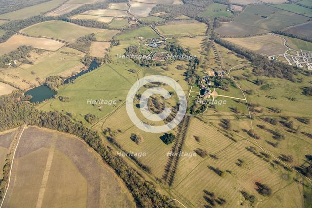 Wimpole Park, landscape park to Wimpole House, Cambridgeshire, 2025. Creator: Damian Grady.
