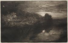 Winchelsea Canal, 1877. Creator: Francis Seymour Haden (British, 1818-1910)