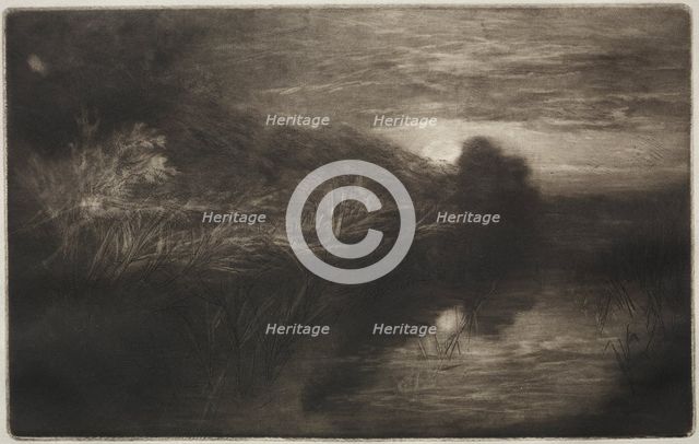 Winchelsea Canal, 1877. Creator: Francis Seymour Haden (British, 1818-1910).