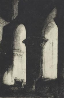 Winchester Cathedral, 1925. Creator: David Young Cameron