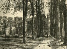 Winchester Cathedral , from the North-West 1898. Creator: Unknown