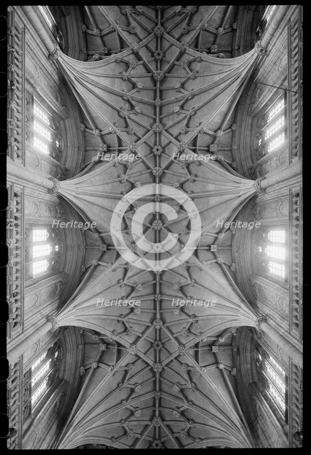 Winchester Cathedral, Winchester, Hampshire, c1955-c1980. Creator: Ursula Clark.