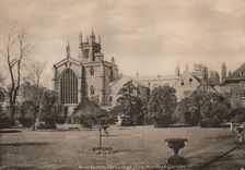 Winchester College from the Warden's Garden, Hampshire, early 20th century(?)