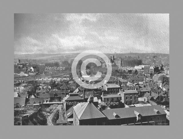Winchester from St.Giles Hill, c1900. Artist: Henry William Salmon.