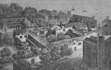 Winchester House, Southwark, about 1649, from the tower of St. Saviour's c1812, (1912). Artist: Wenceslaus Hollar