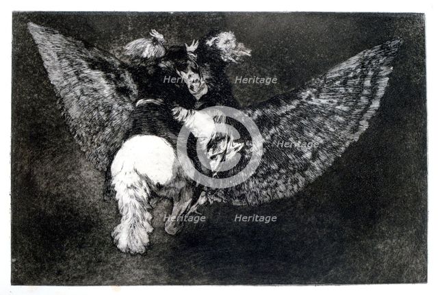 'Winged Nonsense', 1819-1823. Artist: Francisco Goya