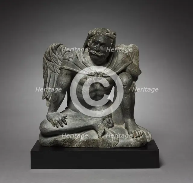 Winged Atlas Figure, 200s. Creator: Unknown.