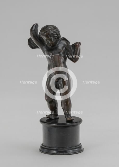 Winged Boy with Hands Raised, mid 15th century. Creator: Unknown.