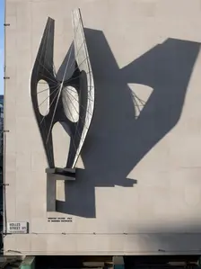 Winged Figure sculpture by Barbara Hepworth, Oxford Street, London, 2015. Artist: Chris Redgrave