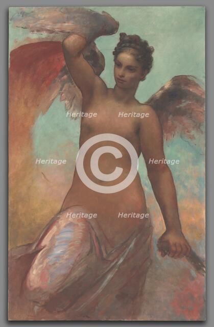 Winged Fortune, 1878. Creator: William Morris Hunt (American, 1824-1879).