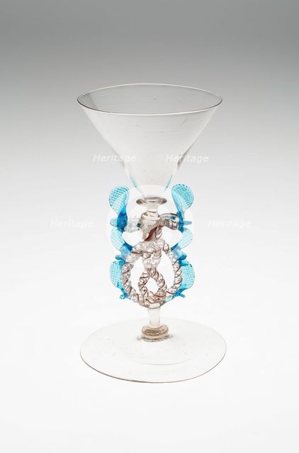 Winged Glass (Flügelglas), Germany, Late 17th century. Creator: Unknown.
