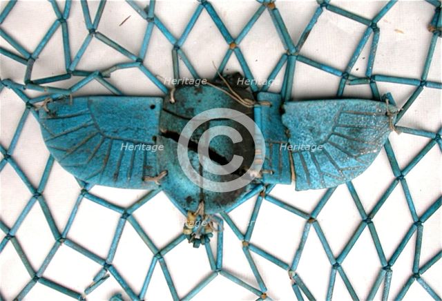 Winged Scarab Amulet, Egypt, Third Intermediate Period, Dynasty 23-25 (818-656 BCE). Creator: Unknown.