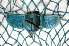 Winged Scarab Amulet, Egypt, Third Intermediate Period, Dynasty 23-25 (818-656 BCE). Creator: Unknown