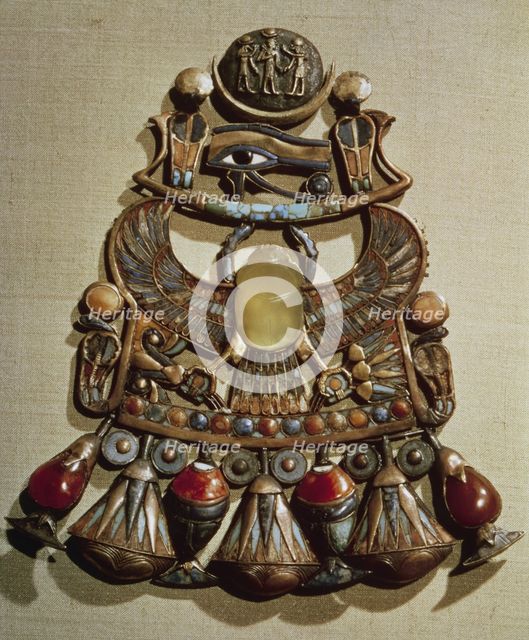 Winged Scarab Pendant of Tutankhamun, 1332-1322 BC. Creator: Unknown.