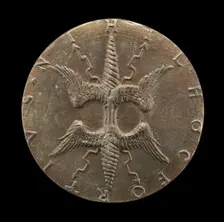 Winged Thunderbolt [reverse], c. 1570. Creator: Francesco da Sangallo