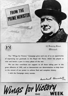 Wings for Victory Week poster, 1943