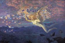 Wings of the Morning. Artist: Hughes, Edward Robert (1851-1914)