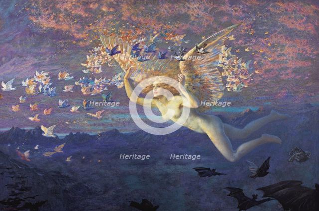 Wings of the Morning. Artist: Hughes, Edward Robert (1851-1914)