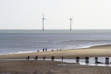 Wind Turbines, Blyth Offshore Wind Farm, Northumberland, 2010. Creator: Historic England Staff Photographer