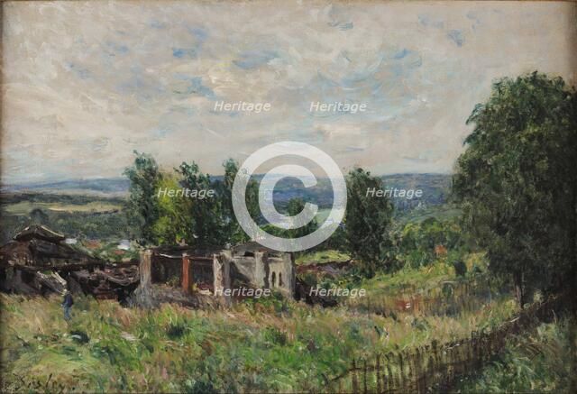 Wind and sun, 1880. Creator: Sisley, Alfred (1839-1899).