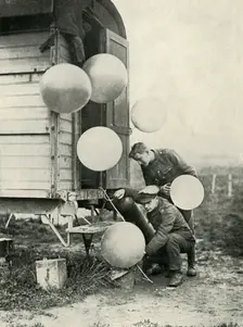 Wind and Weather Reports for the British Army (1919). Creator: Unknown