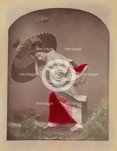 Wind Costume, 1870s-1890s. Creator: Baron Raimund von Stillfried.