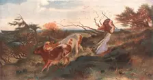 Wind on the Wold 1863, (c1902). Creator: Unknown