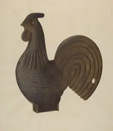 Windmill Counterbalance, c. 1938. Creator: Wilbur M Rice