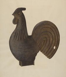 Windmill Counterbalance, c. 1938. Creator: Wilbur M Rice