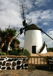 Windmill, Antigua, Fuerteventura, Canary Islands. Creator: Peter Thompson