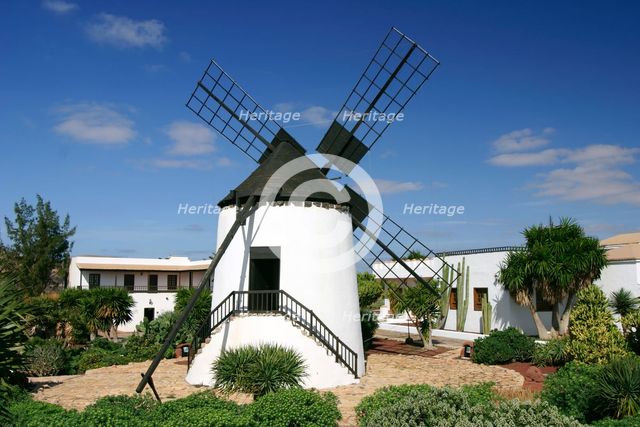 Windmill, Antigua, Fuerteventura, Canary Islands. Creator: Peter Thompson.